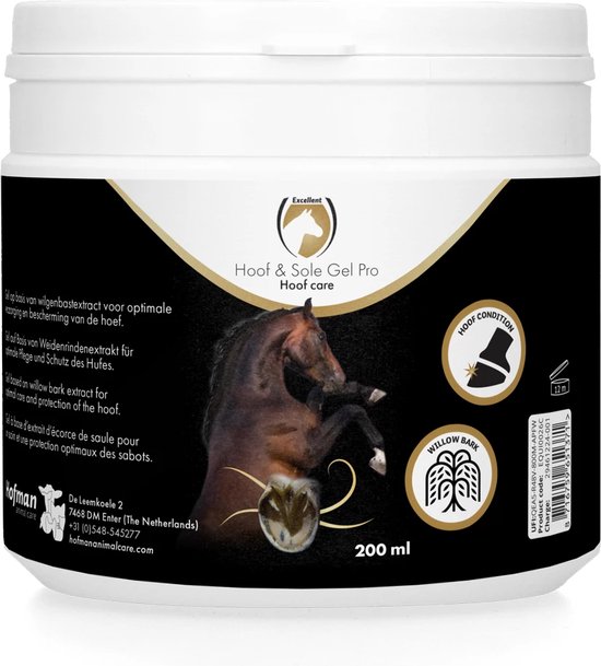 Excellent Horse Hoefgel met Salicylzuur - 200 ml - Hoefverzorging en Zoolverzorging Paarden - Paardenverzorging - Hoefproducten Paard - Natuurlijke ingrediënten Excellent Horse Hoefgel met Salicylzuur - 200 ml - Hoefverzorging en Zoolverzorging Paarden - Paardenverzorging - Hoefproducten Paard - Natuurlijke ingrediënten