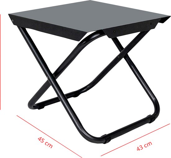 Crespo - Bijzettafel - AP/290 - 43x45 cm - Zwart van Crespo — afbeelding 5