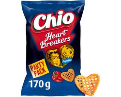 Chio Heartbreakers Paprika Partypack - Chips - 6x170 gram