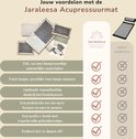 Vergelijking van de Jaraleesa acupressuurmat met producten van andere aanbieders. XL-set, extra lengte, rugondersteuning, tas en e-book.