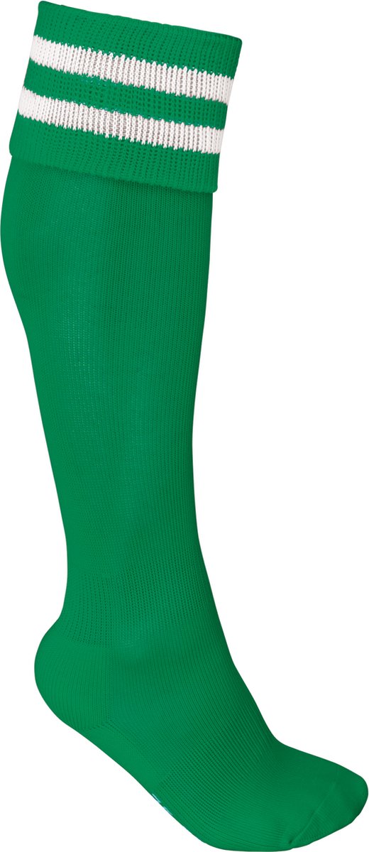 PROACT® Sportsokken Met Contraststrepen PA015 - Sporty Kelly Green / White - 35/38 EU