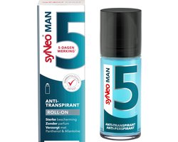 syNeo 5 MAN - Deodorant Anti-transpirant Roller - 50 ml - Voor mannen - Overmatig zweten