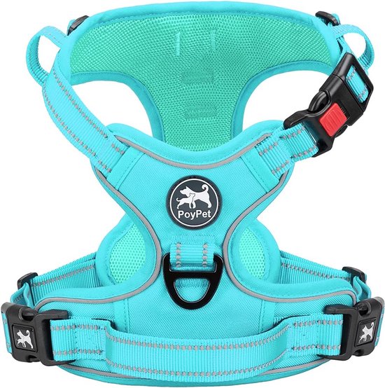 Verstelbaar Nylon Tuigje Truelove Nylon Duurzaam Hondentuigje, Geen Trekkend Huisdiertuigje Met Handvat Reflecterend Trainingstuigje Voor Kleine Middelgrote En Grote Honden La~p132078947 Verstelbaar Stap-in Tuig