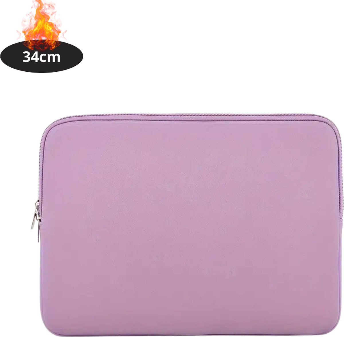 Nivard Laptoptas Krasbestendig - Laptop Sleeve - Rugtas - Schoudertas - Laptoshoes - Kantoortas - Dames & Heren - 13 Inch - Paars