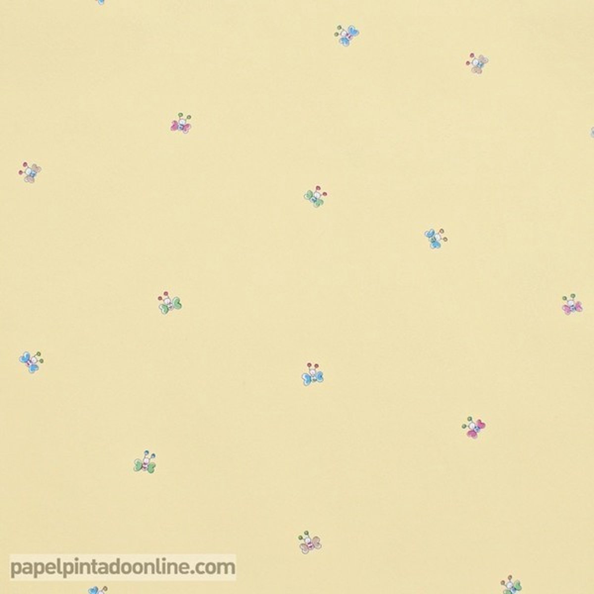 Four Friends - Behang Kinderkamer - Babykamer - Behangpapier - Kinderbehang - Bijtjes - 0,53 x 10,05M.