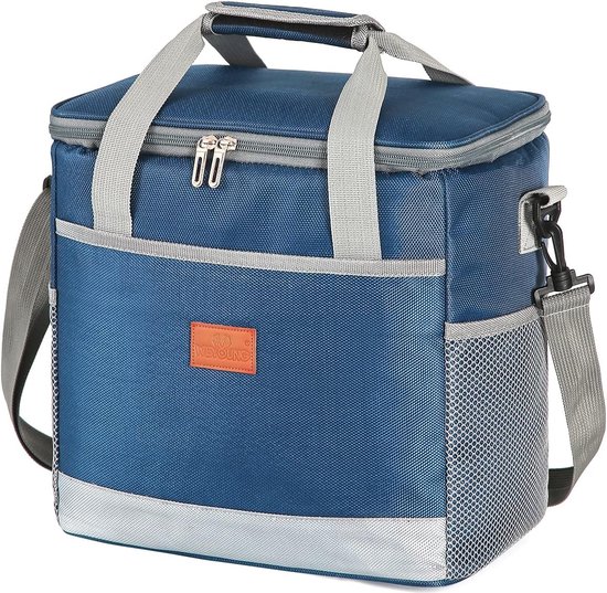 Navaris geïsoleerde picknickmand tas 27L - Opvouwbare koeltas met handvat - Koelbox voor eten en drinken - Voor op reis en op de camping - Zwartwit Navaris geïsoleerde picknickmand tas 27L - Opvouwbare koeltas met handvat - Koelbox voor eten en drinken - Voor op reis en op de camping - Zwartwit