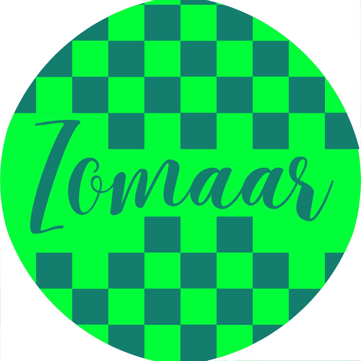 Stickers - "ZOMAAR" - 39mm - 250 Stuks - Groen / Metallic Blauw - Serie (Neon Vibes) - Sluitsticker - Etiketten - Stickers Bullet Journal - Volwassenen / Kinderen - Cadeaus - Decoratie