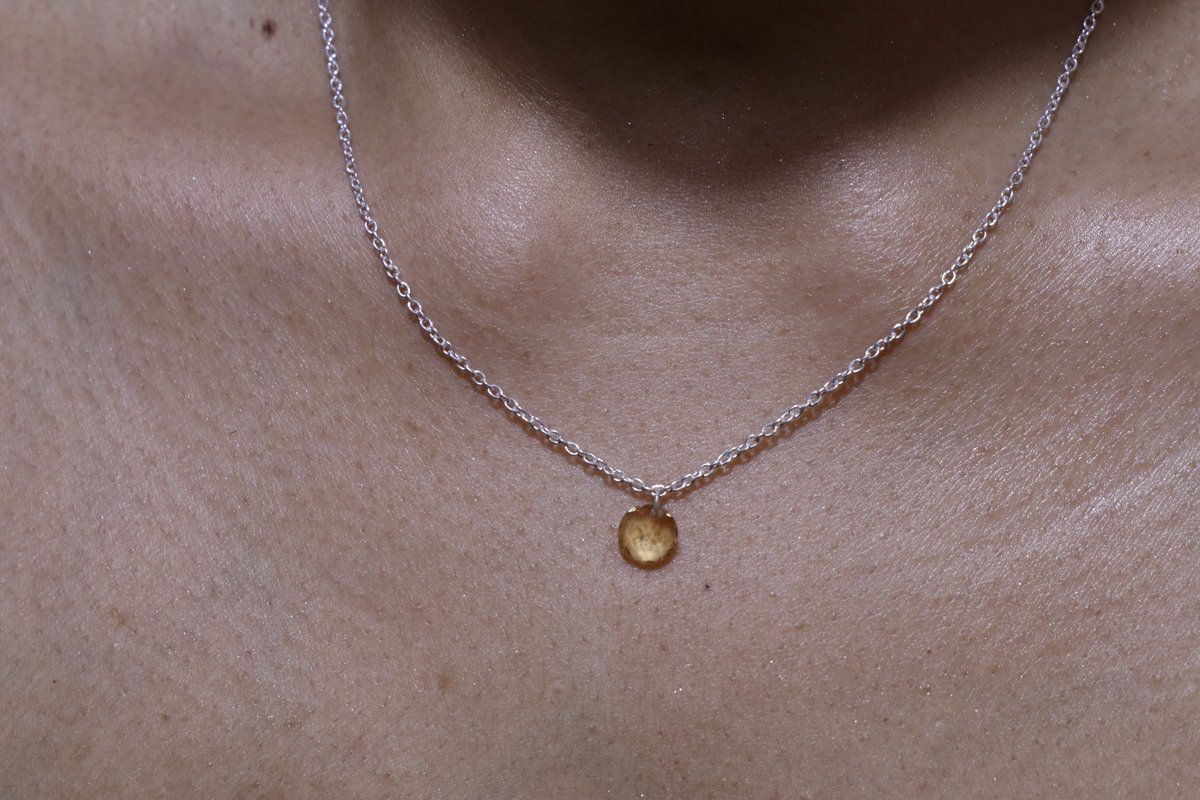 Citrien edelsteen ketting