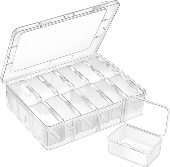 Floordirekt 2-delige set bijzettafel in wit, tafel uit hout