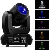 U`King 80W LED Moving Head Light Rotating 18-Facet Prism DJ Lighting