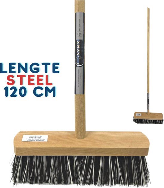 Synx Tools Voegenmes 150 cm enSynx Tools Harde Bezem Old Dutchie - onkruidborstel - onkruidmes - Tuinbezem - Milieuvriendelijke bezem - Old Dutchie Model - Straatbezem - Buiten Bezem met steel 120 cm van Synx Tools — afbeelding 4