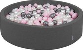 600 gris foncé : rose poudré nacré-argent