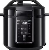 J&R Elektrische Snelkookpan - Snelkookpan - MultiCooker - Rijstkoker - Anti aanbak - 9 in 1 - 12 Standen - Zwart