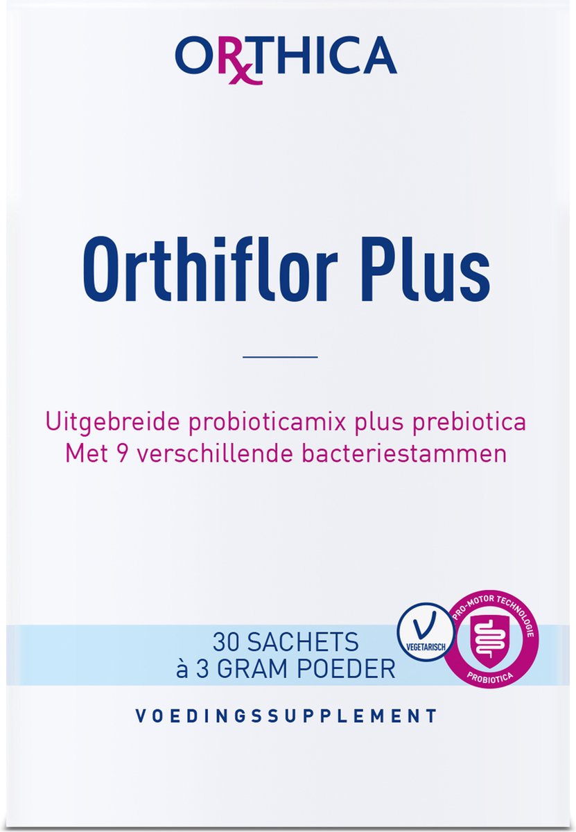 Goedkoopste Orthica Orthiflor Plus - mix van biotica met FOS - 30 sachets