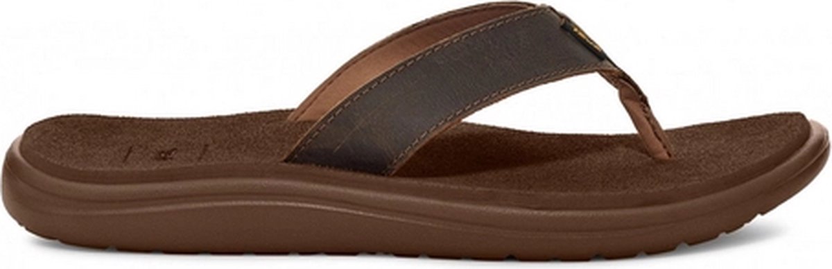 Teva Men Voya Flip Leather Macchiato-Schoenmaat 39 5 Bruin