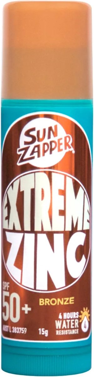 Sun Zapper Extreme BRONZE Zinc Stick SPF 50+ 15g