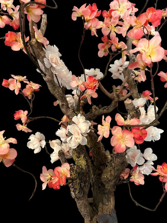 Seta Fiori - Arbre à fleurs artificielles - Arbre artificiel - 75 cm - Peach/ crème - Rituels - Sakura
