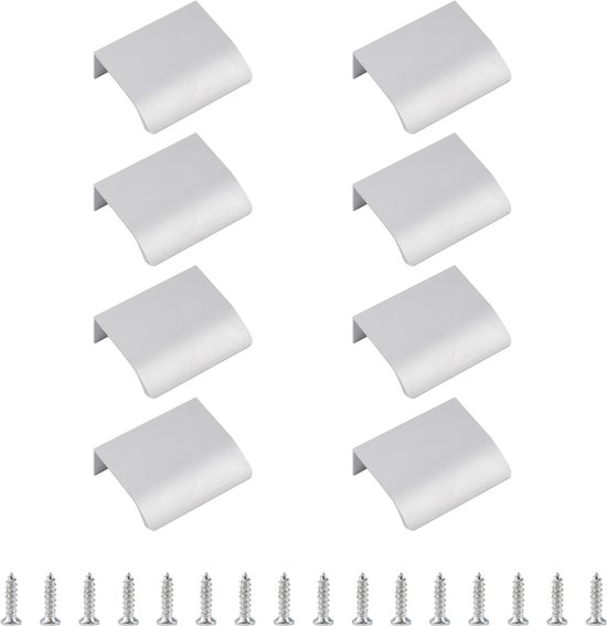 Onzichtbare Handgrepen 2 Stuks Bruin Ladegrepen Aluminiumlegering
