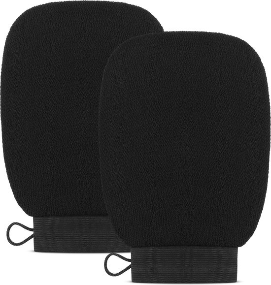 2stuks - Exfoliating glove - Douchehandschoen - Handschoen scrubber - doucheborstel - Zachte Huid - Glove Mitt - Scrubhandschoen - Voor Lichaam & Gezicht - Washand Exfoliating Glove - Scrub Handschoen