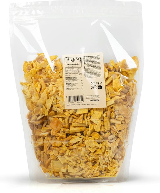 Zak KoRo gevriesdroogde mangostukjes 350 g.