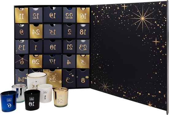 Luxe grote Yankee Candle adventskalender 2025 - boek