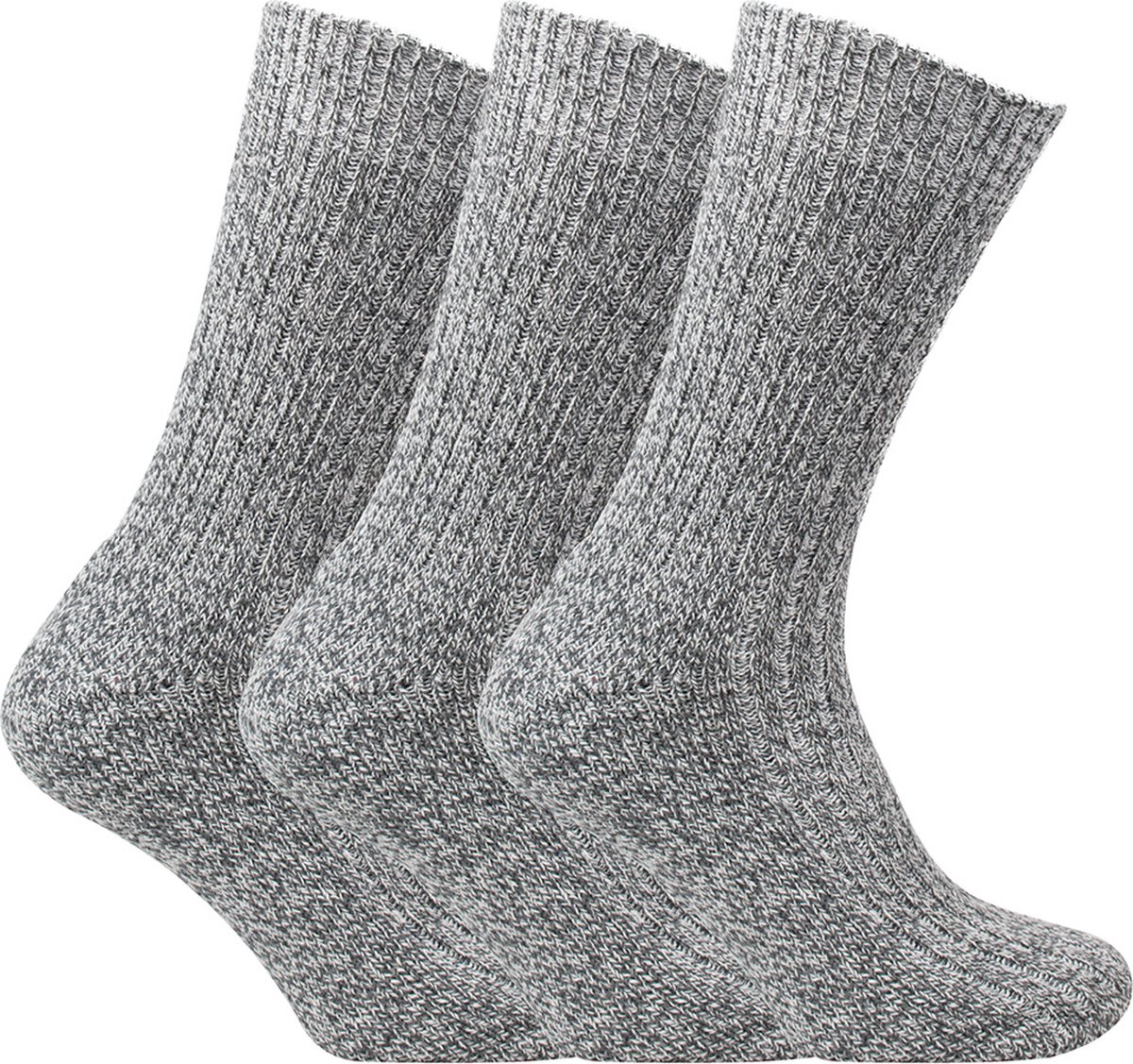 Work Noorse sokken | heren sokken | grijs | 3 paar | 39-42