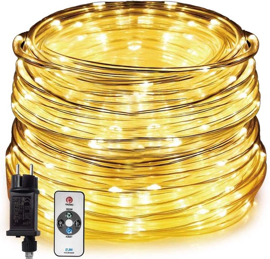MaxEarn 32,8 ft lange suikerstok lichtslang kerst lichtslang, 200 LED