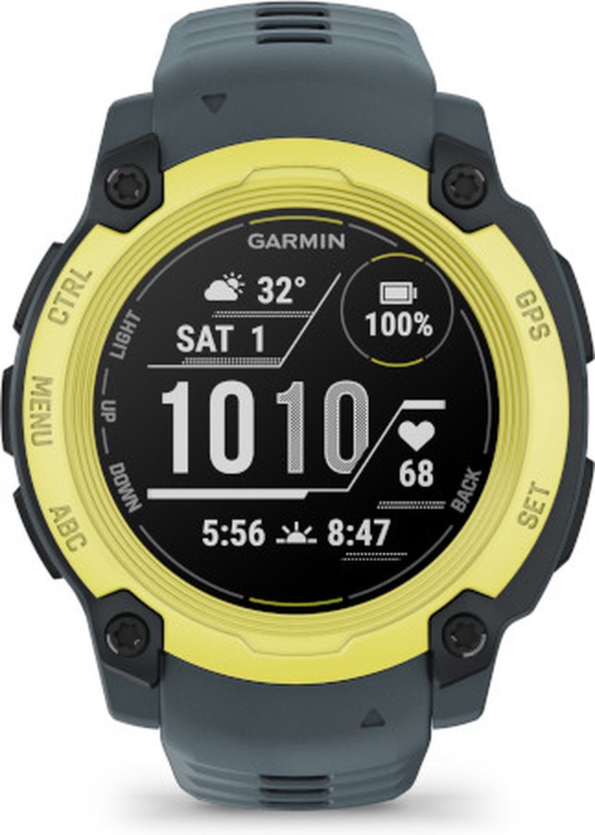 Garmin Instinct E, 40 mm, Electric Lime Bezel w/ Twilight Band, WW