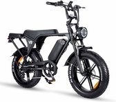 Bol.com Ouxi v8 3.0 - Elektrische Fatbike - Ingebouwd Alarmsystseem - achterzitj Gratis Telefoontasje - 20 Inch - 250W Motor - 7... aanbieding