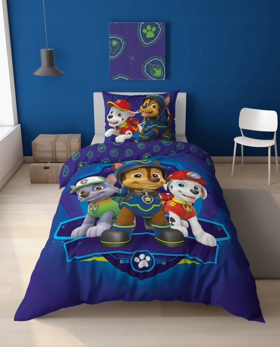 PAW Patrol Dekbedovertrek Team 140x200cm 63x63 PAW Patrol Dekbedovertrek Team 140x200cm 63x63