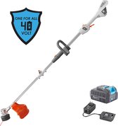 Bol.com H-Ster Kantenmaaier Riek 40V - Grastrimmer - Eco en krachtige modus - Snijdiameter 420mm - incl. 40V accu en lader aanbieding