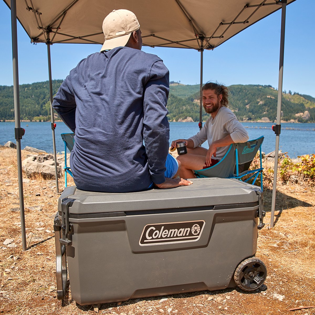 Coleman Convoy 100 QT koelbox met wielen - 94 liter