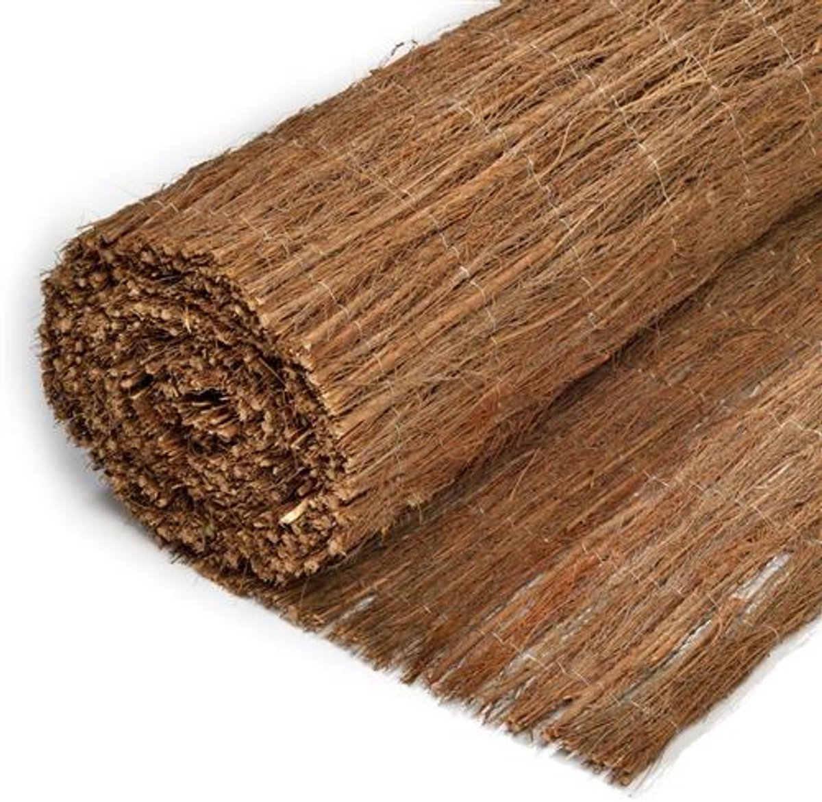 TuinChamp Heidemat 1cm 200 x 500 cm - Tuinafscheiding natuurlijk hout - Balkonscherm - Heidematten op rol - Natuurlijke uitstraling