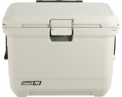 Coleman 55QT Pro Cooler koelbox – 52 liter koelbox – 360 graden geïsoleerd - houdt ijs 5 dagen koud - Champignonkleurig