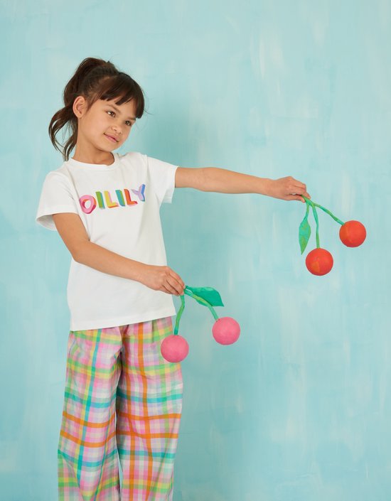 Oilily - T-shirt Tak s.s.l. - Wit - 98/3T