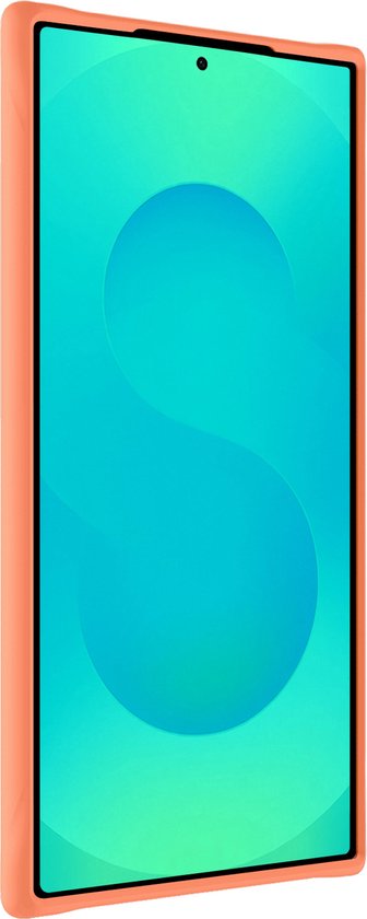 Coque adaptée pour Samsung S25 Ultra Coque en Siliconen – Coque adaptée pour Samsung Galaxy S25 Ultra Coque arrière – Pêche