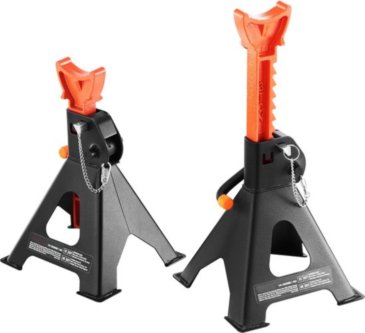 Set van 2 Standjacks - Jackstand - Stand - 3000KG - Suv