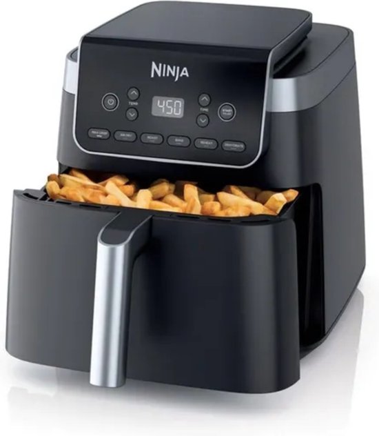 Ninja Airfryer XXL Max Pro - 6.2 liter - 6 Kookprogramma's - in Hoogte Verstelbare Plaat - 2024 Model - AF180EU