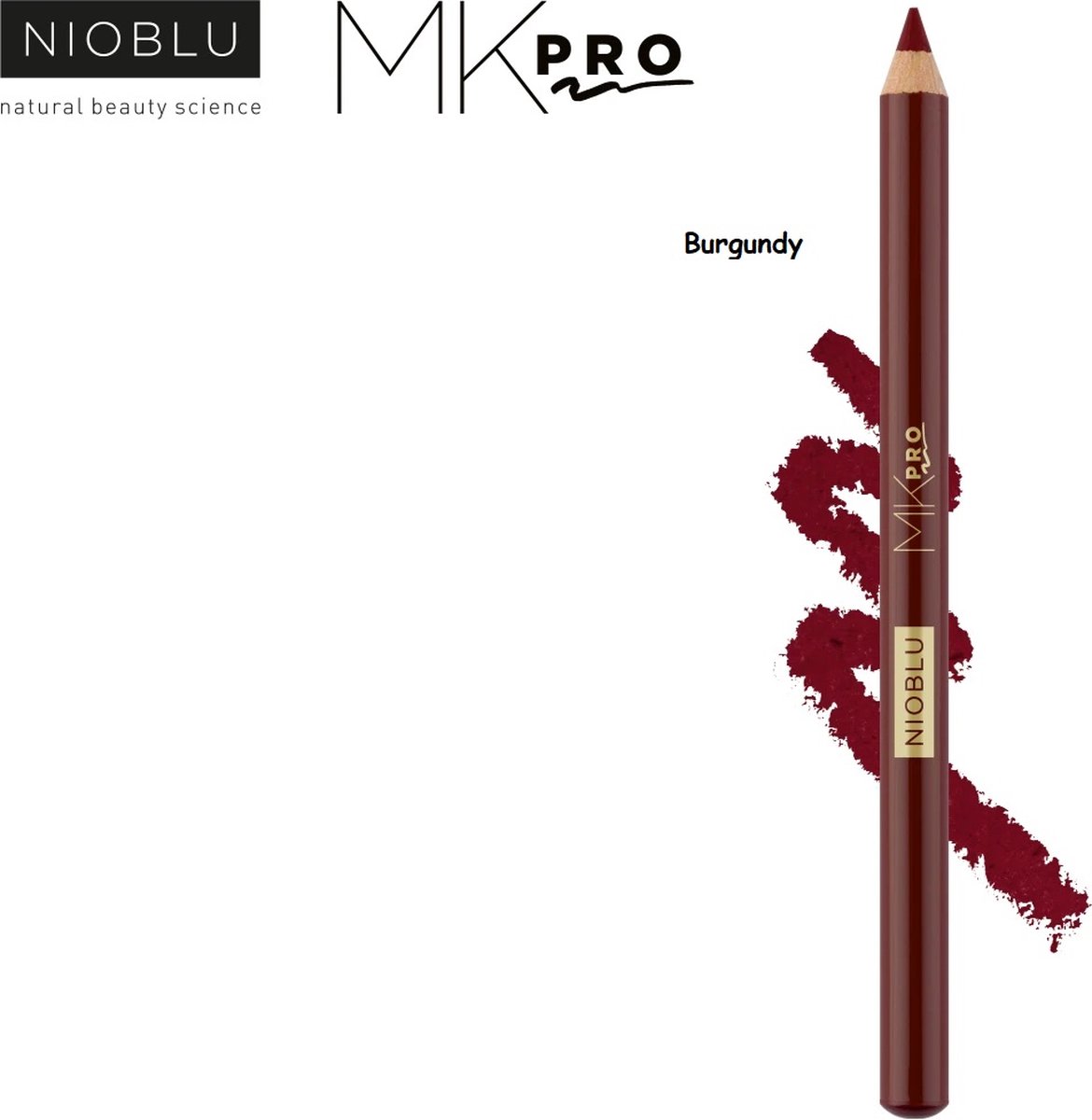 NIOBLU - MKPro - Lip - Pencil - Burgundy
