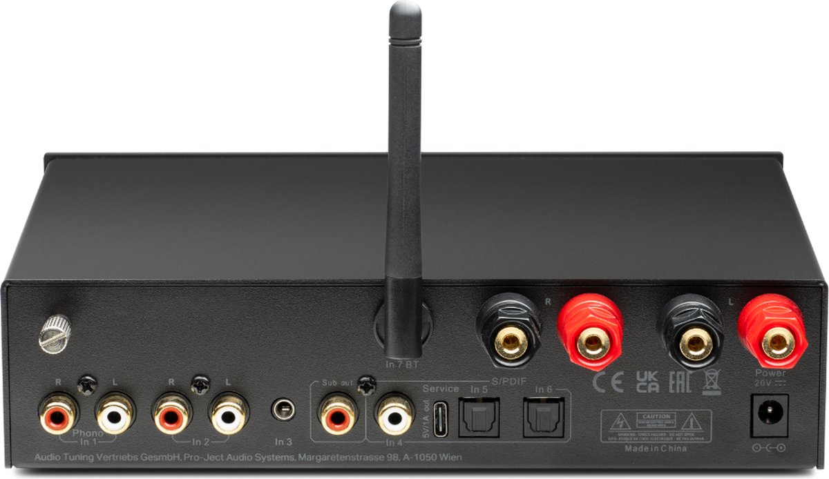 Pro-Ject Stereo Box E Versterker & CD Box E CD-speler - Zwart/ Zwart thumbnail 4