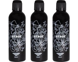Heros Siliconen Glijmiddel - 200 ml x 3 stuks!