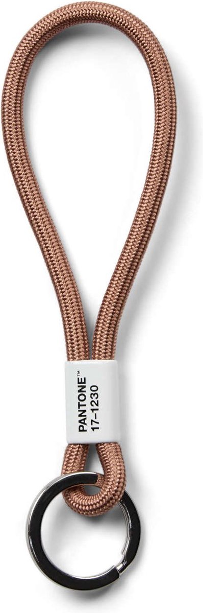 Pantone Sleutelhanger – Mocha Mousse 17-1230 - COY2025 - Keycord Klein - by Copenhagen Design