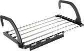Bol.com Droogrek - Wasrek - Wanddroogrek - Hangend - Tot 75 meter Drooglengte - Uitvouwbaar - Met Sokkenrekje - Radiator Deur Ba... aanbieding