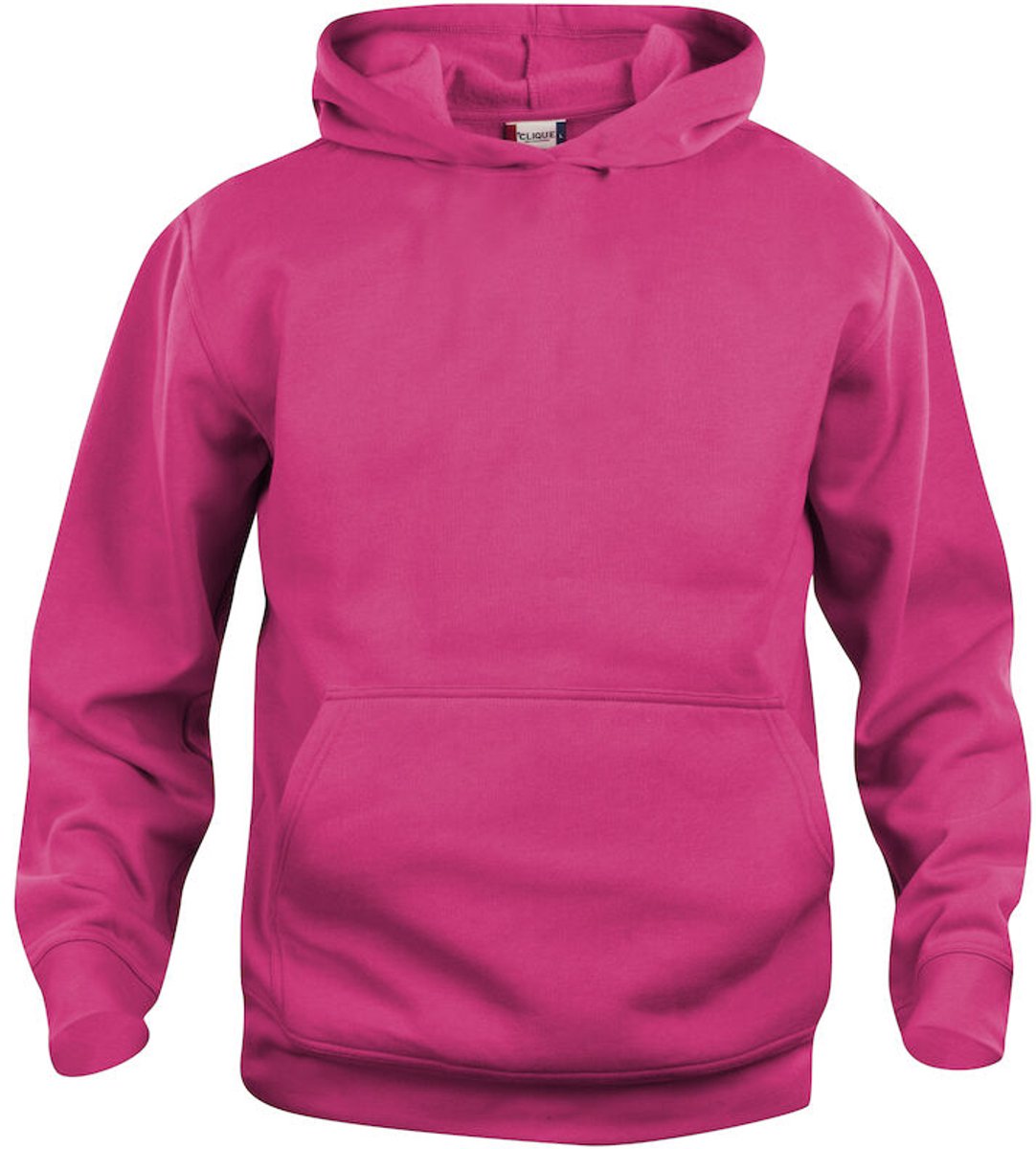 Clique Basic hoody jr Helder Kersen maat 110/120