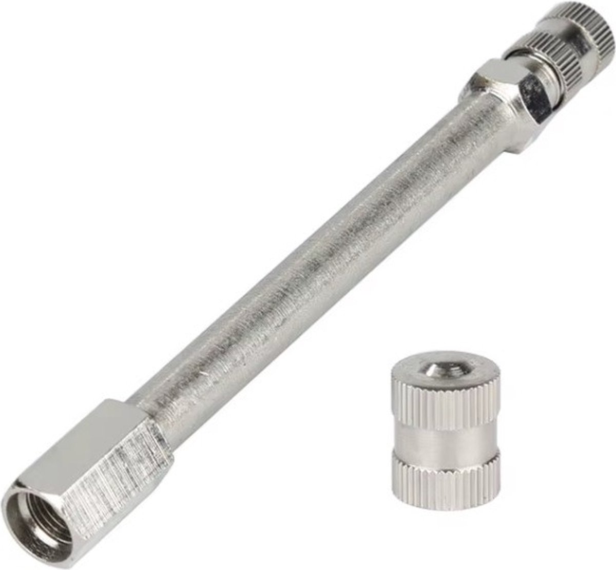 Auto ventiel verlenger 10cm - staal