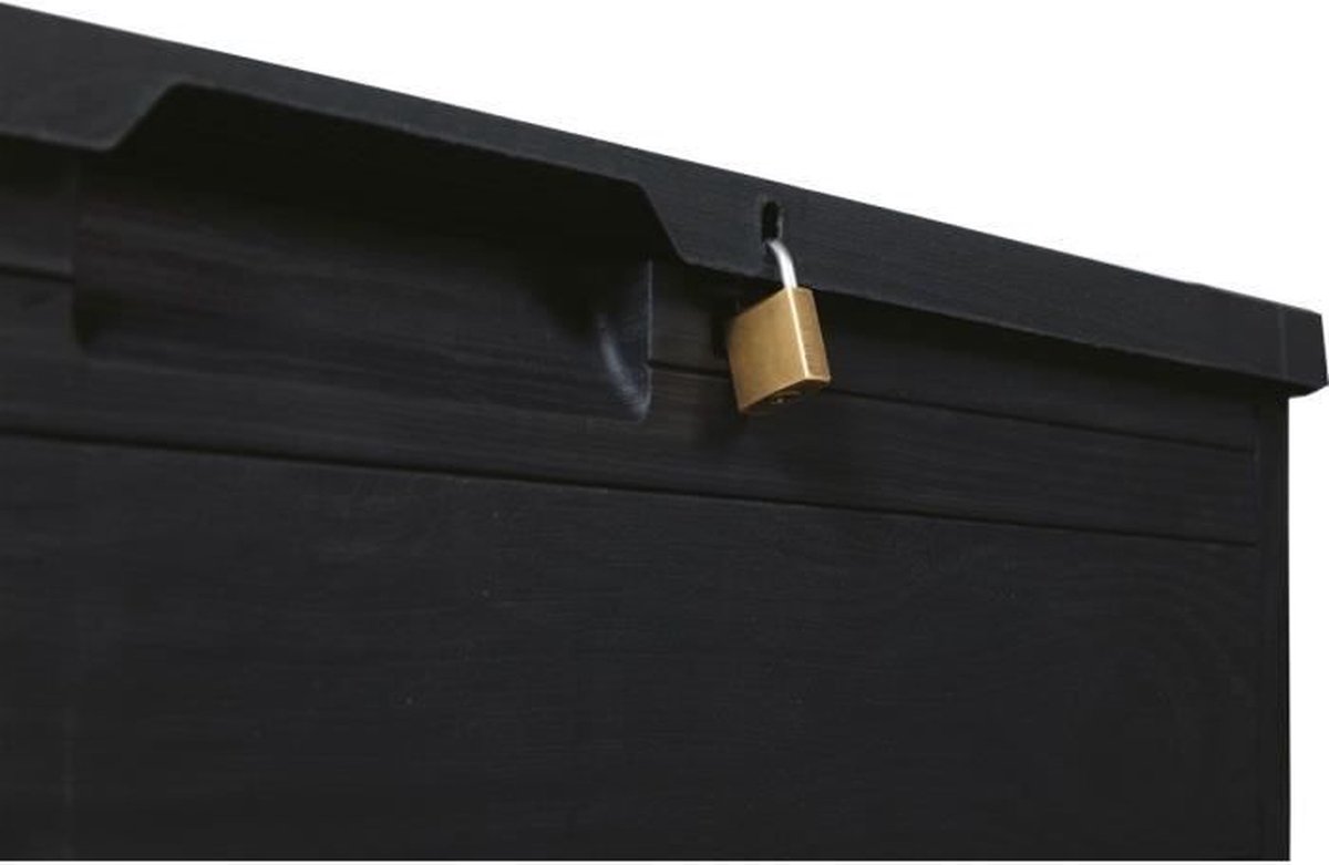 Toomax Woody's Kussenbox - 160L - Donker Antraciet - Houtlook