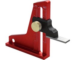 Diepte Gauge voor Houtbewerking Veelzijdig 0-50mm Dubbele Schaal Precisie Gereedschap voor Eenvoudige Router en Zaagtafel Instelling