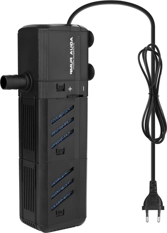 Instelbaar binnenfilter 6W - 500L/U waterpomp - voor 300-500L aquarium