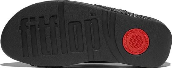 FitFlop Lulu Crystal - Dias Mix Metallic Cross NOIR - Taille 38
