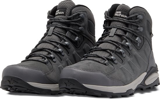 Chaussures de randonnée Jack Wolfskin REFUGIO TEXAPORE MID M pour homme - ardoise - 41